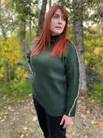 Evergreen Mock Neck