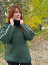 Evergreen Mock Neck