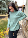 Mint Turtleneck Sweater