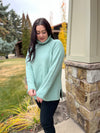 Mint Turtleneck Sweater